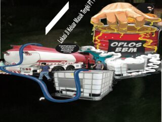 Keluar Masuk  Mobil Tengki Pertamina Di Jalan Lintas Sumatera Candimas Depan Sekolah EIBOS , Di Sorot Warga Diduga Libatkan  Oknum TNI dan Polri 